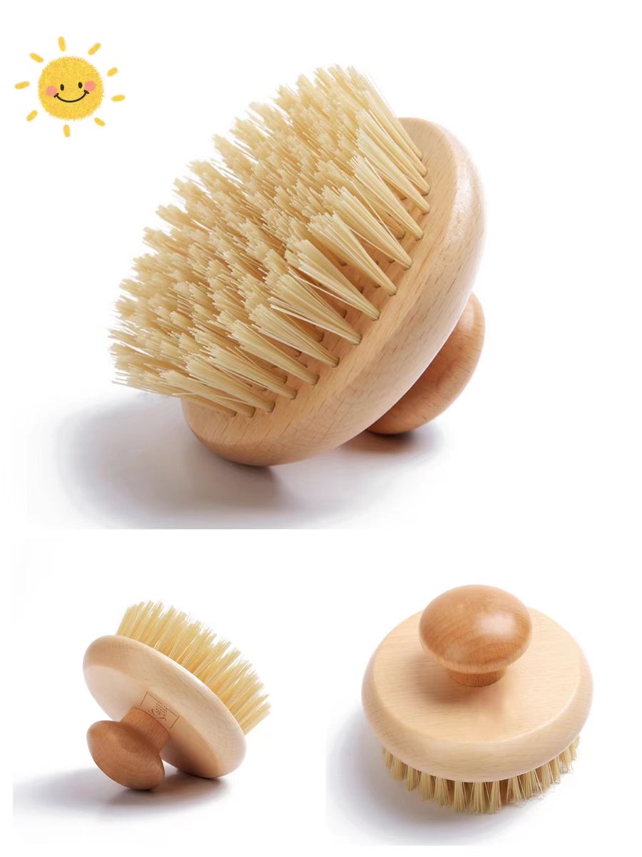 Get radiant, smoother skin with our Exfoliating Sisal Dry Body Brush!  Crafted with precision and quality, it's a must-have addition to your daily routine.  Made with 100% natural sisal fibers and beechwood, it exfoliates and massages for softer, healthier skin.  #bodybrush