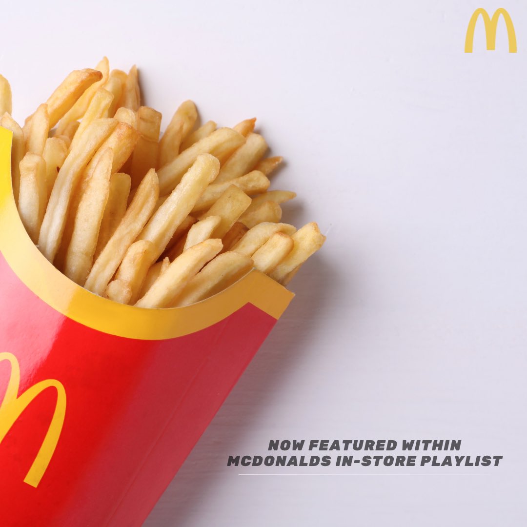 OSBORNE (@osborne_music) on Twitter photo Would you like Osborne with that? 🍟 🍔🥤
Im delighted to say that four of my records are now featured within McDonalds in-store playlists throughout their 1200 restaurants in the U.K.
Huge love to <a href="/McDonaldsUK/">McDonald's UK</a> for the support 🫶🏻 Would you like Osborne with that? 🍟 🍔🥤
Im delighted to say that four of my records are now featured within McDonalds in-store playlists throughout their 1200 restaurants in the U.K.
Huge love to <a href="/McDonaldsUK/">McDonald's UK</a> for the support 🫶🏻