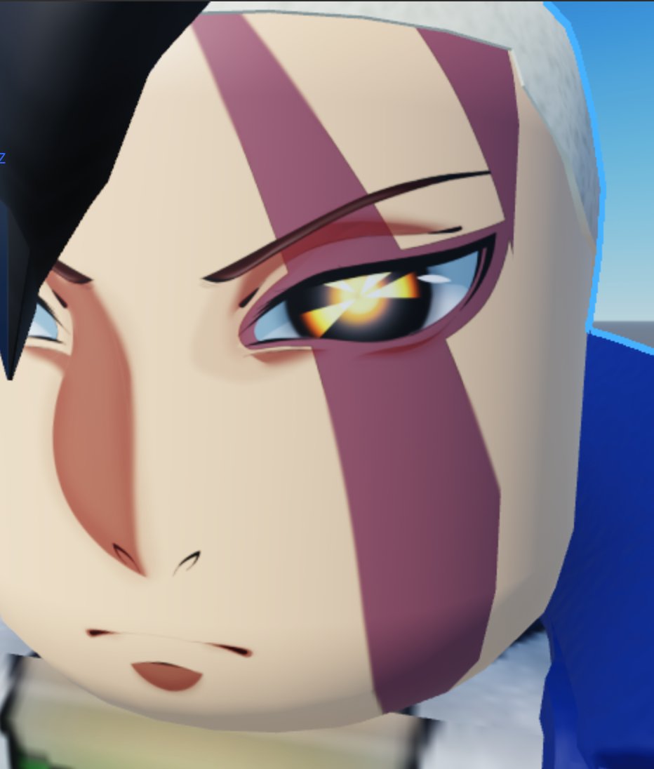 Bleebus2's tweet image. Made a face for Kawaki's Dojutsu from Boruto using trackpad. #RobloxDev #robloxart #robloxartist #roblox #RobloxArtCommissions
