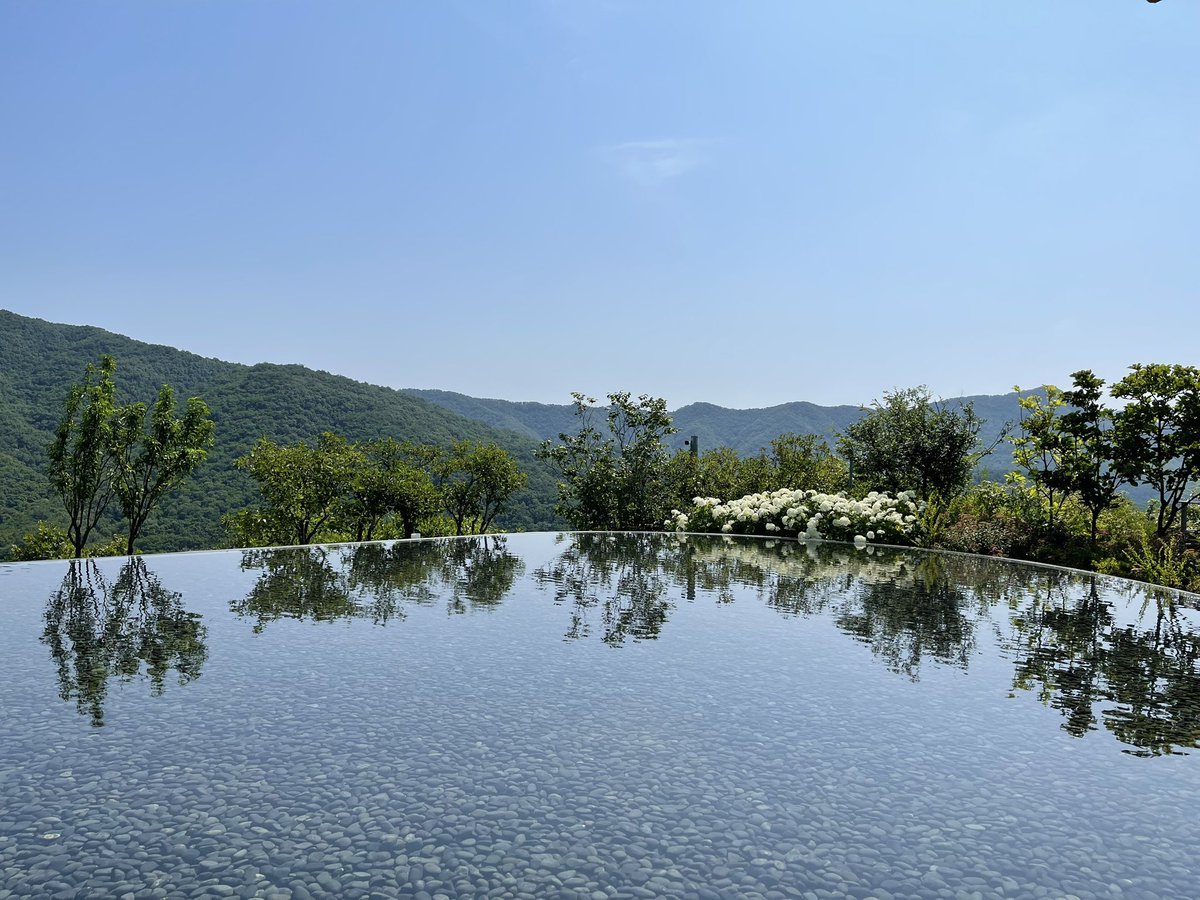 keepkeepon's tweet image. 핫하다는 곳은 다 쫓아 다니는 주말 운전. 중간에 카플레이 연결이 자꾸 끊겨서 휴게소에 들러야했지만 그래도 잘 도착했다. 인기 많다는 테라스 자리부터 먼저 가서 아점 와구와구. 너무 포토존이라 부담스러워서 또 너무 더워서 오래는 못 앉아있고 실내로 옮겼다. 뷰도 좋지만 에어컨이 짱이야 ㅠㅠ