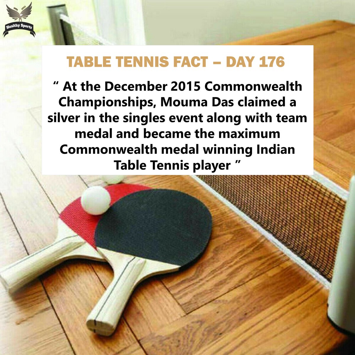 Table Tennis Fact - Day 176

#tabletennis #pingpong #tabletennisplayer #TTfacts #tabletennisdaily #sport #ittf #tabletennistraining #tabletenniscoach #pingpongtable #tabletennisteam #Gozzimma #TTdaily #KnowmorefactsaboutTT #moumadas #moumadaspadmashree #moumadasttplayer