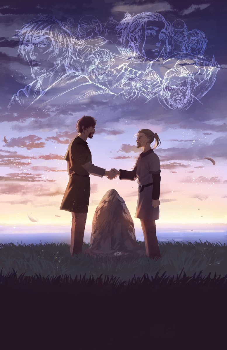 "Far west, across the sea..."
#VINLAND_SAGA #VINLAND_FANART2