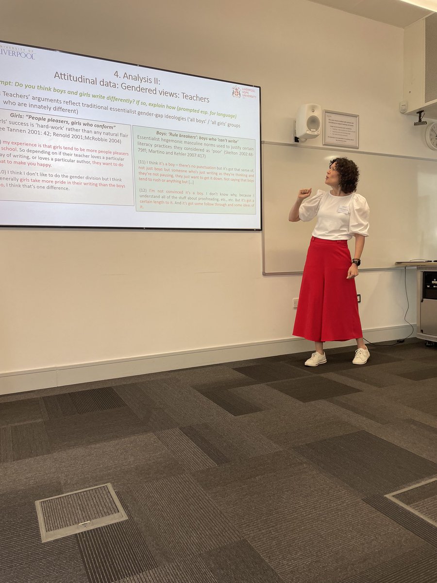 Thank you to everyone who came to our #UKLA2023 conference presentation ‘Gap-Minding, Gap-Closing, Gap-Worrying: Addressing the ‘gender-gap’ in primary children’s writing’ and to Kristi for the photos too!