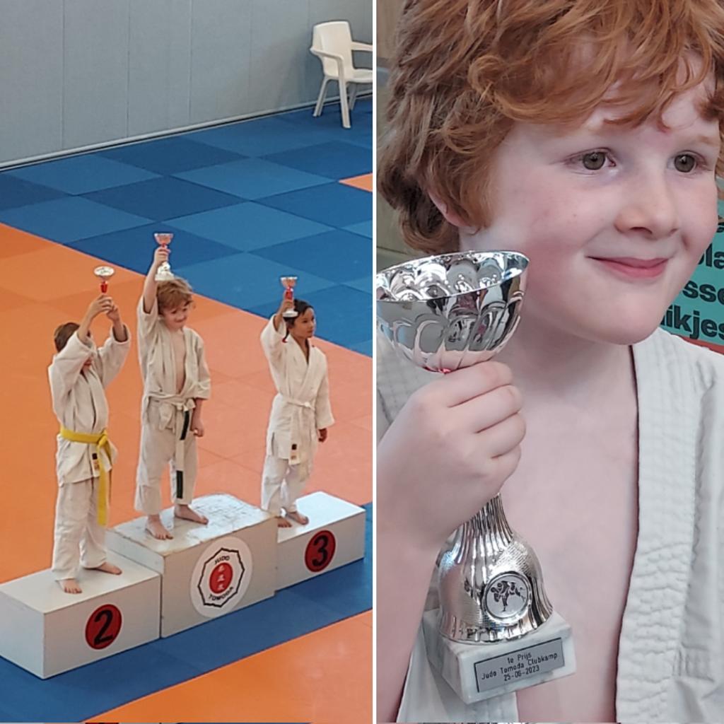 SUPERTROTS! Boaz deed vandaag voor de 1e keer mee met het Judo-🥋-toernooi in de SportQube van #Nijmegen en pakte gewoon de 🥇1e plaats!🏆Vanavond eten we frietjes met deze kampioen❗ ☆"Ginger people RULE the world"☆