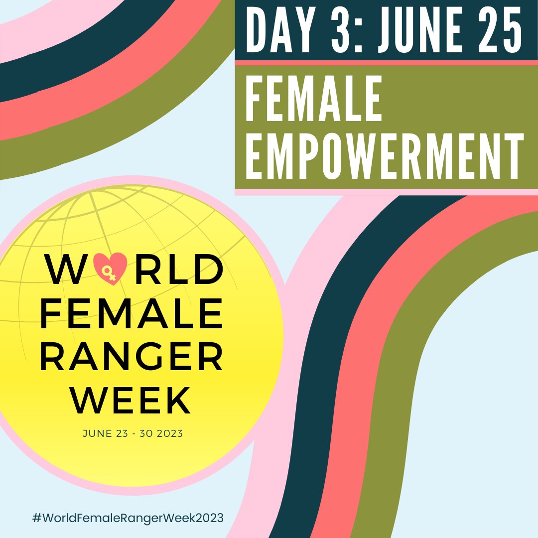 Day 3 of @femalerangerwk #FemaleEmpowerment

Make a Donation!
worldfemalerangerweek.org/world-female-r… 

#worldfemalerangerweek2023