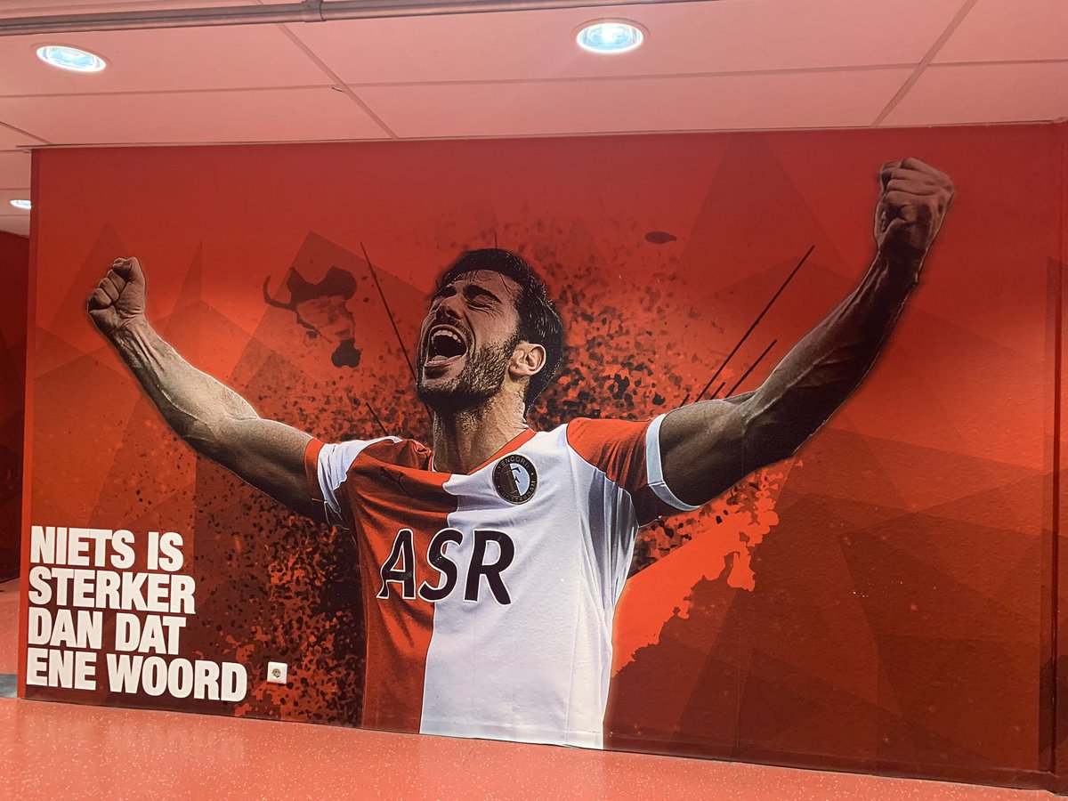 A behind the scenes tour of the Feyenoord Stadium in Rotterdam The Netherlands