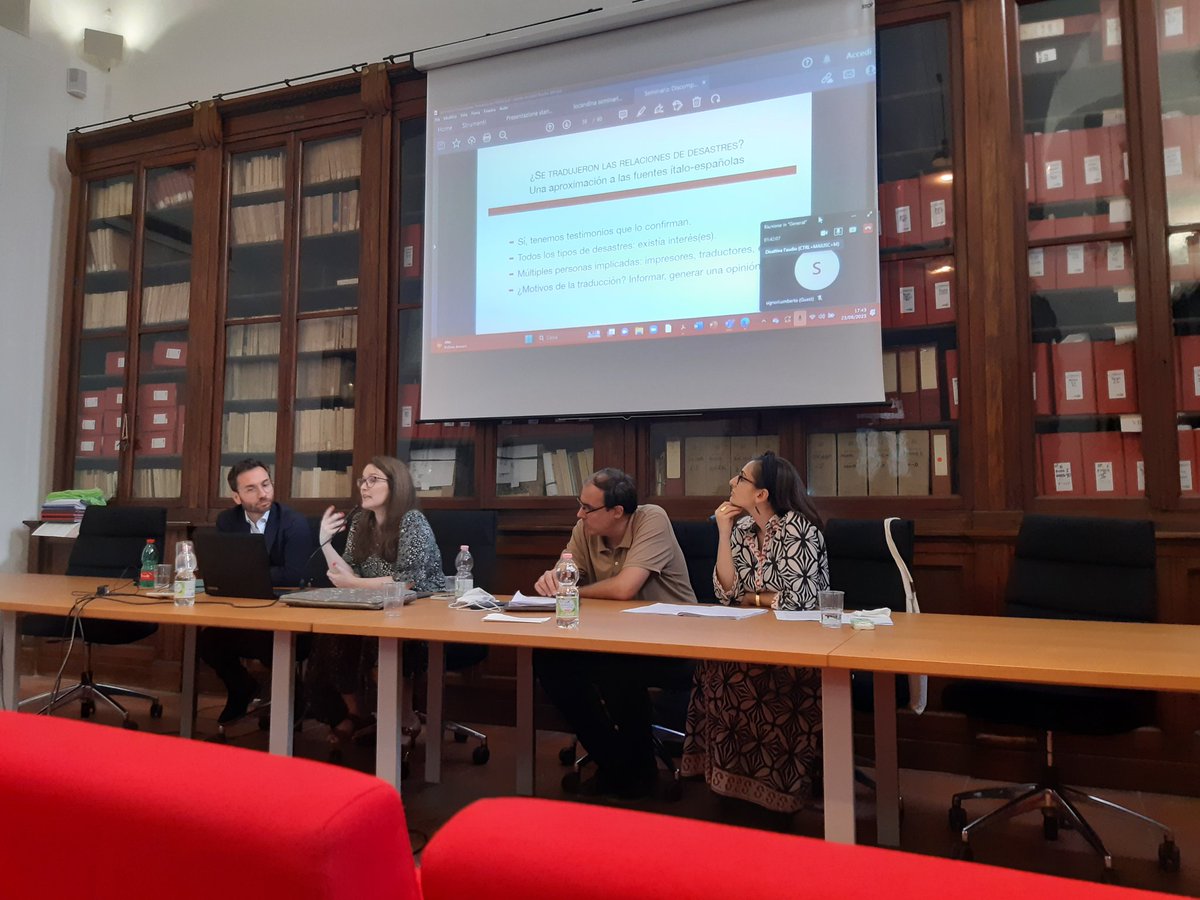 📚 El viernes tuvimos un interesante encuentro sobre relaciones de desastres con <a href="/nombreimpropio/">Mónica M. Molares ❄️☕️</a>, <a href="/GalbarroJaime/">Jaime Galbarro</a>, <a href="/gennischiano/">Gennaro Schiano</a> y Valentina Sferragatta.