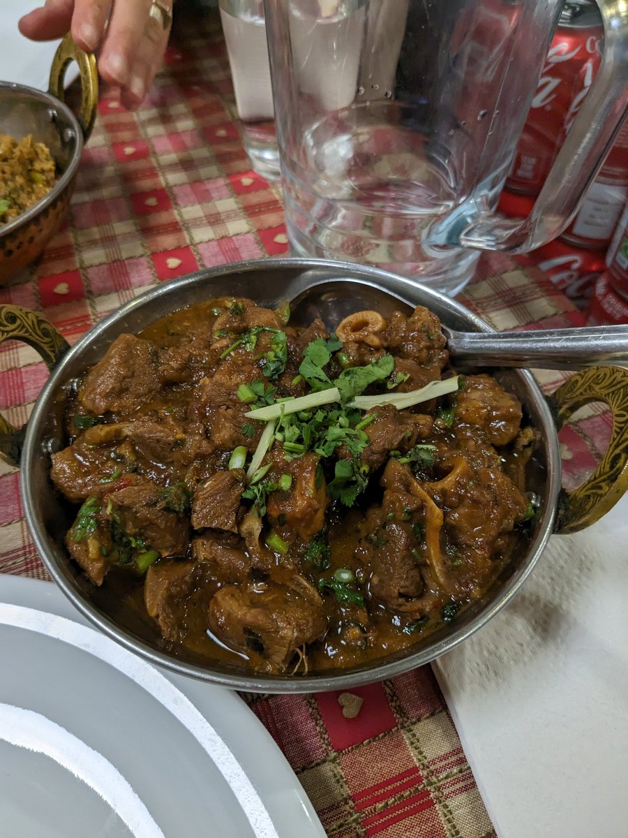 Craigs_Crockpot's tweet photo. I've been for about 4 years due to pandemics and the like but Apna Style is still producing the best Pakistani food in the city AND cheaper on the bone than off as it should be. Huge portion simply stunning #apnastyle https://t.co/gKGnAlfWzh