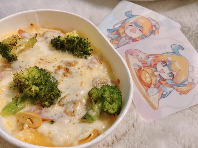 はのちゃんのグラタン!食べる