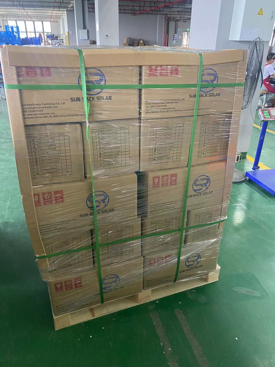 Aluminum solar mounting systems components packing details for check.This is one of our latest shipment to Malaysia which includes the aluminum roof clamps,mid clamps,end clamps and related necessary components for metal roof mounting system project.#solarengergy#solarcomponents