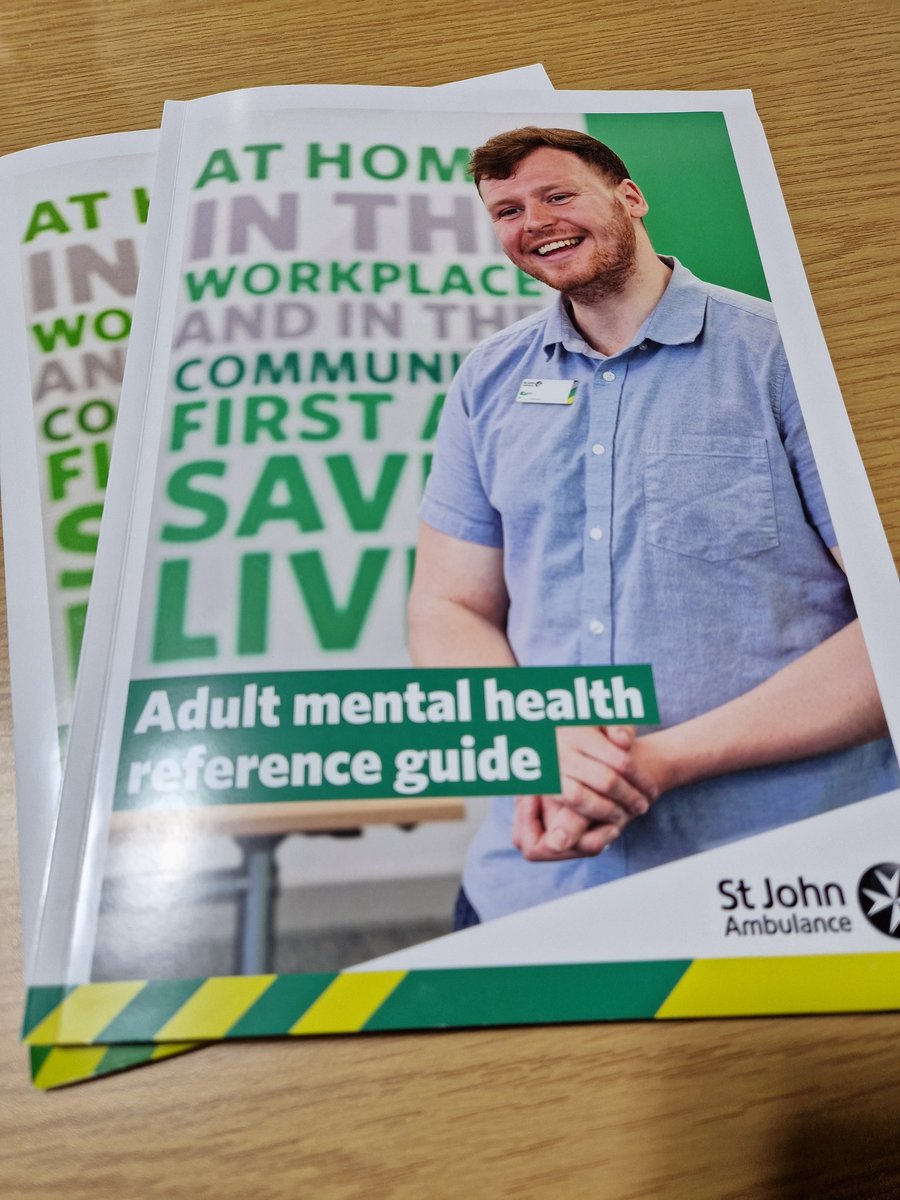 Time for day 2 of the level 3 Mental Health First Aid course with <a href="/stjohnambulance/">St John Ambulance England</a> 
#nohealthwithoutmentalhealth