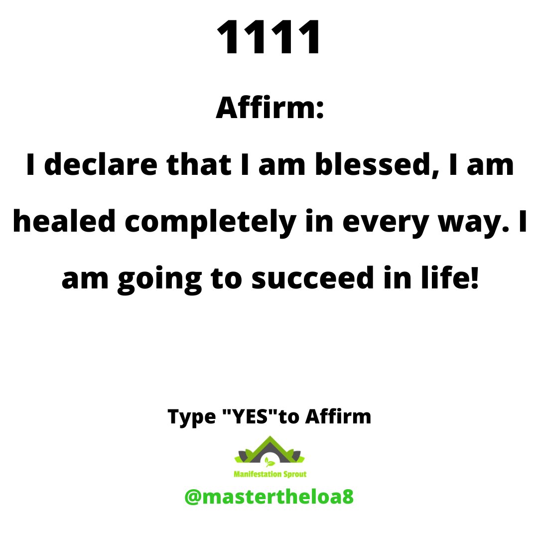 ✨️1111✨️

Claim it with gratitude🙏
