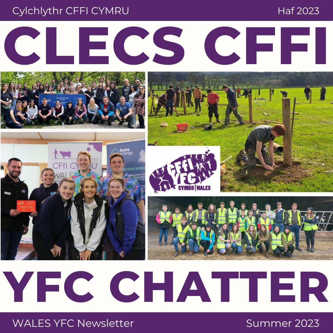WalesYFC's tweet photo. 📰 Have you read the latest edition of our newsletter – “YFC Chatter”?

💜 It’s the perfect opportunity to get up to date with all things Wales YFC!

Newsletter: https://t.co/LBfJLPtXNL

#yfcdoitbest #cfficymru #walesyfc #cffiyfc #clecscffi #yfcchatter https://t.co/ZqUXBSjfXl