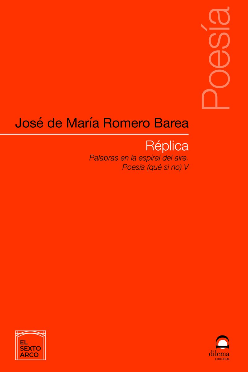 JdMRomeroBarea's tweet photo. "#Hora de #irse. Hora de #cansarse. #Pienso en el #cuerpo #habitado” #Réplica @EditorialDilema #poesía #experimental #Reseña en @revistaqueleer #Junio2023 #FelizDomingo @PacoHernanz @rc_arce @martacamnu @gemis46 @masleer @FranCenamor #poemas #libros https://t.co/8vSaaIQqOS https://t.co/BWDUTx3s3m
