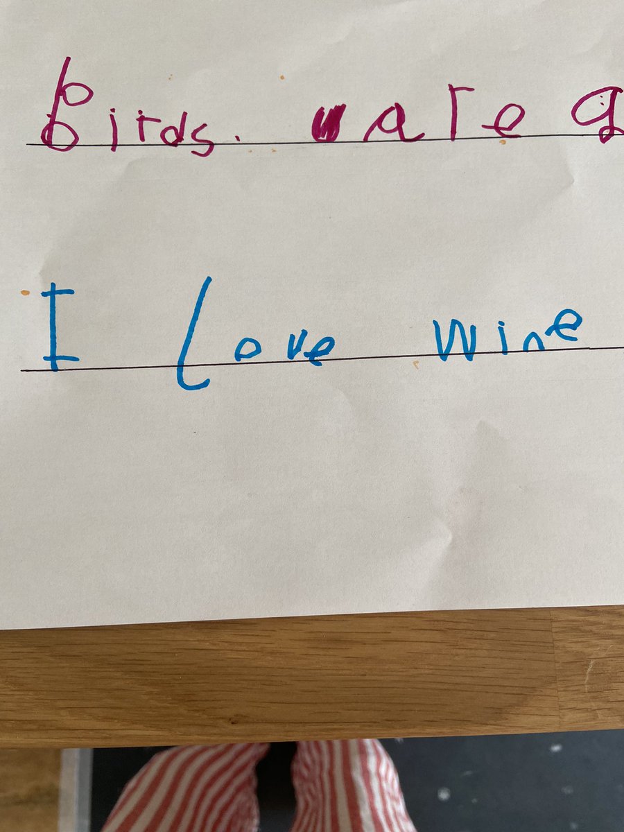 My 4yr old is practising his writing and tried to write ‘I love Winnie’ (his baby sister) This is what we ended up with…🤣

 #lifewithkids #children #parentlife