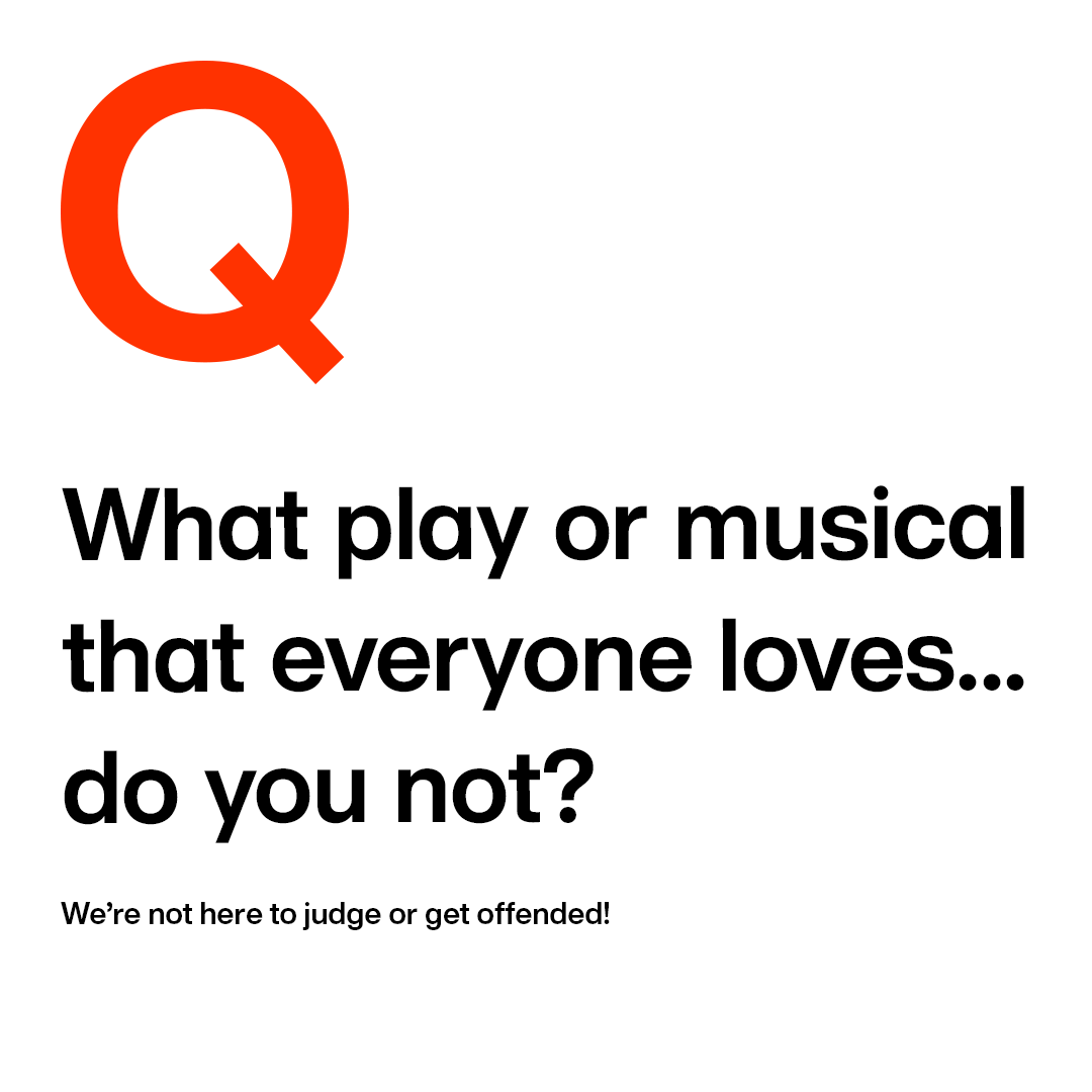 NationalTheatre's tweet photo. Let's get the debate rolling. https://t.co/TbEafovctF