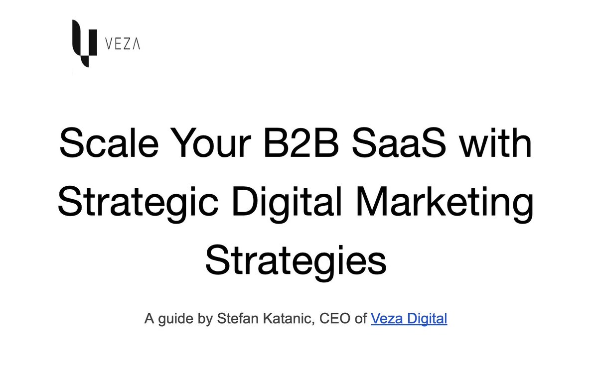 Need help marketing your B2B SaaS?

We've helped over 20+ Funded B2B SaaS companies scale with our digital marketing strategies.

So I created a document that outlines exactly how you can use our strategies to scale.

Like & comment 'SaaS' and I'll send it

(Must be following)