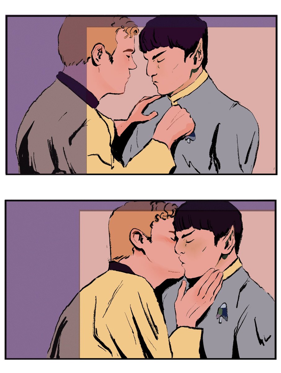 skeatsskeats's tweet image. an experiment I did with different pens and odd colours!!! ft. spirk!! :D