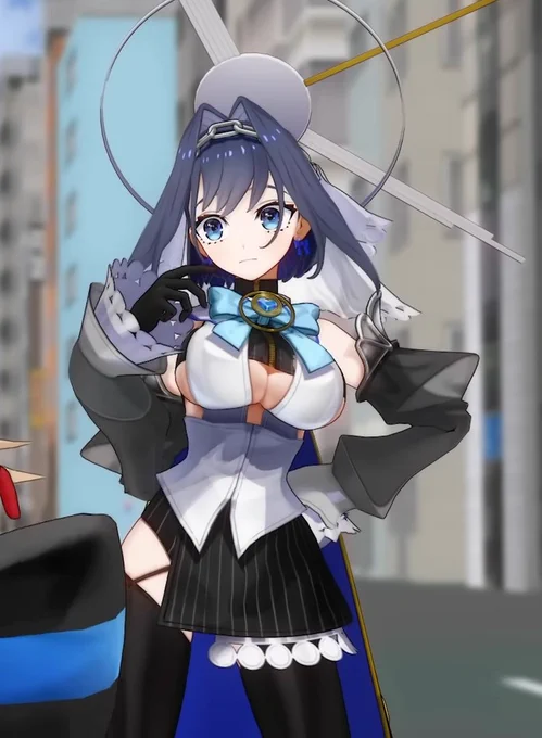Her expression was so Cute! 