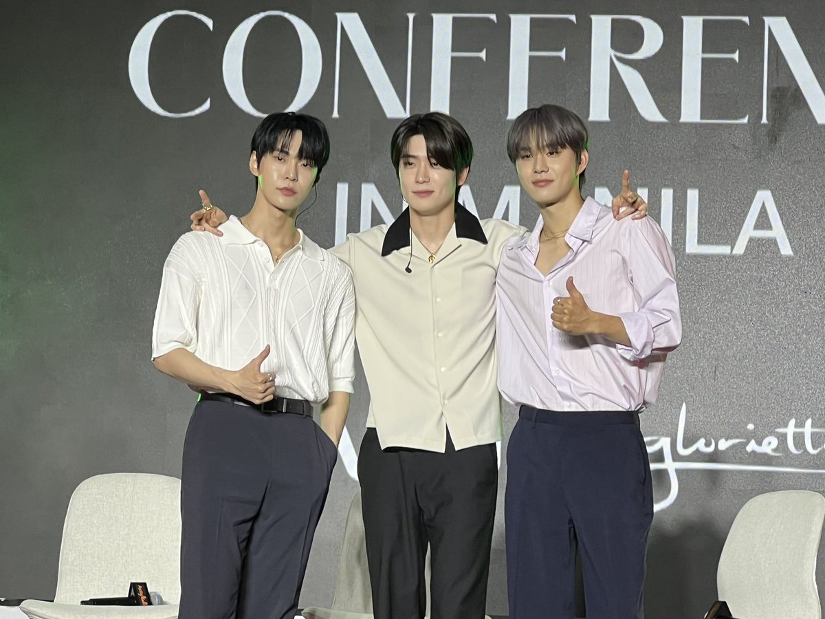 NCT DOJAEJUNG 💚 Doyoung, Jaehyun, and Jungwoo hope to see you again, Philippine NCTzens! 

#NCTDoJaeJung_Manila 
#HereAtGlorietta @iloveglorietta