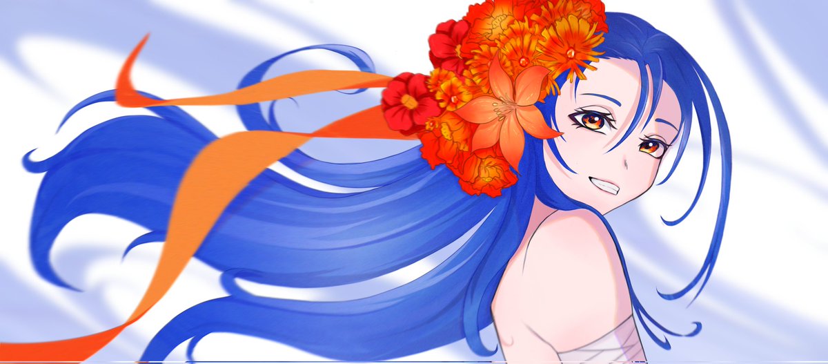 #イラスト #illustration #digitalart #digitalpainting #digitalillustration #AnimeArt #FLOWER