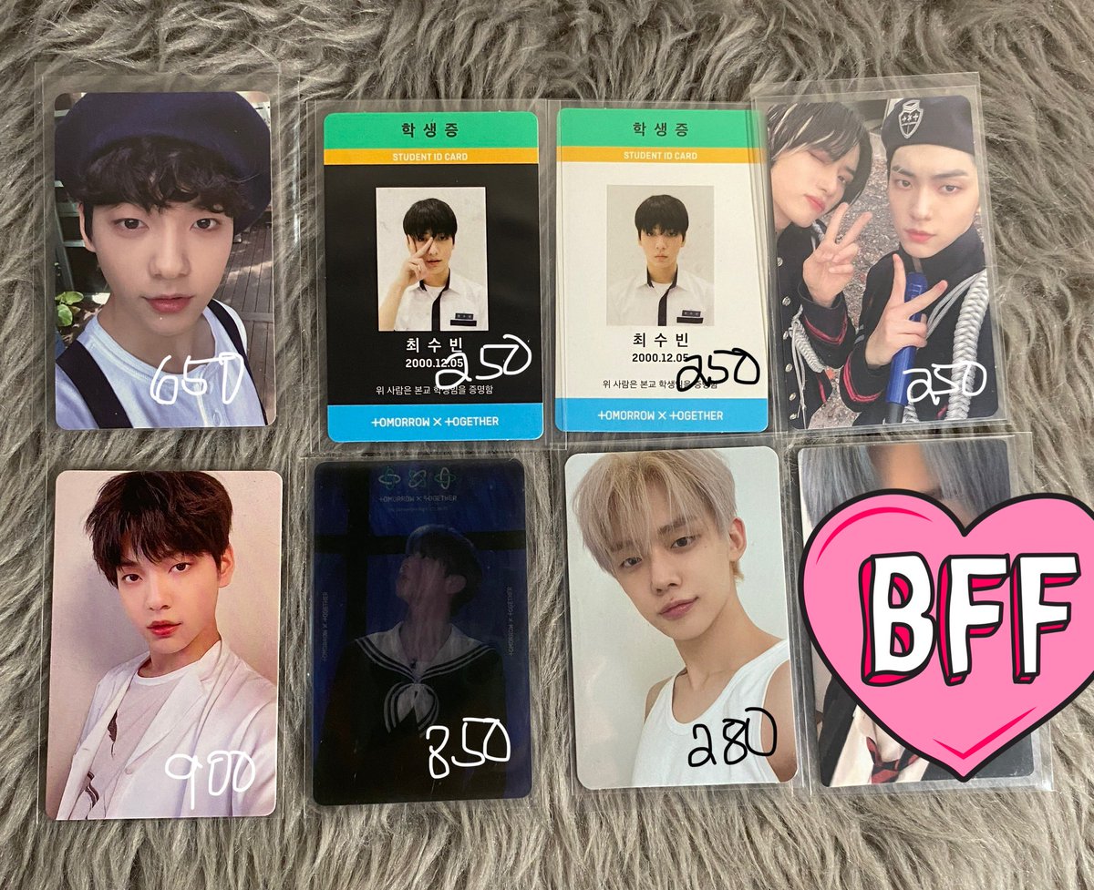 HyukasTindahan's tweet photo. WTS LFB

Miscellaneous Soobin and Yeonjun pcs.
= Prices in the photo

• PAYO ONLY
• Prices adjusted due to scratches or damages
• Shipping next day

Txt photocard ww ph ina https://t.co/YotMgglfty