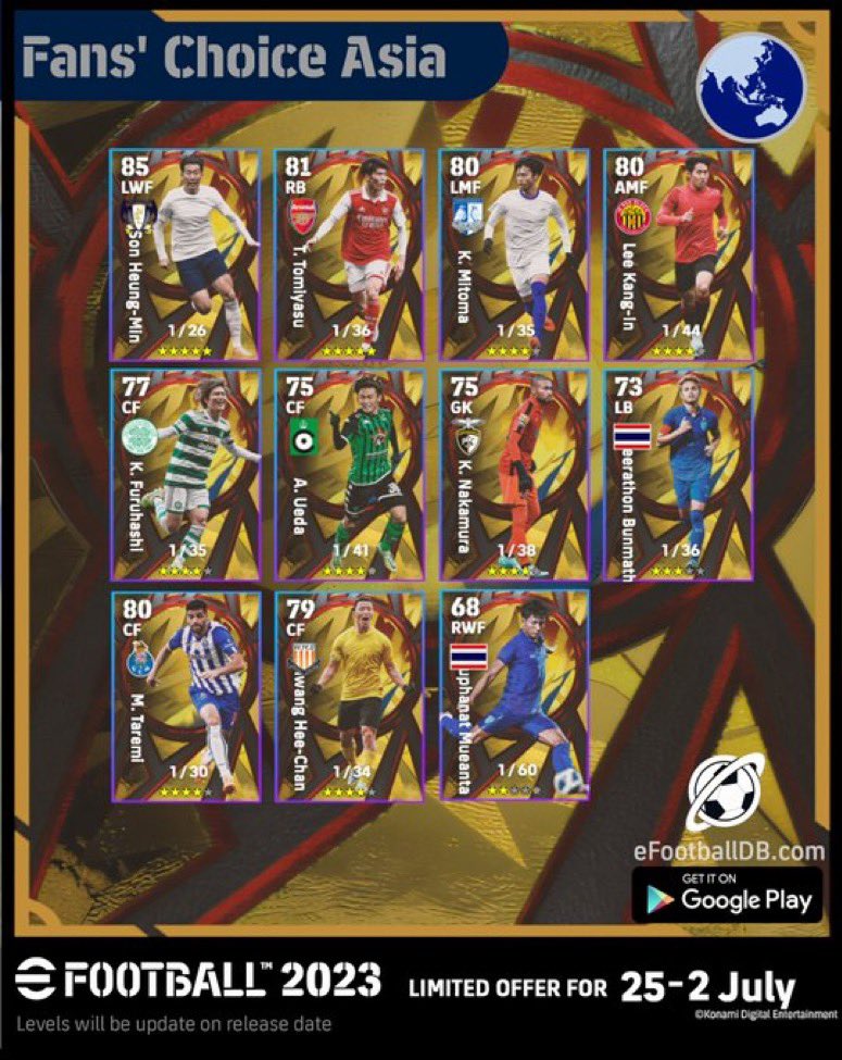 eFootballDB tweet media