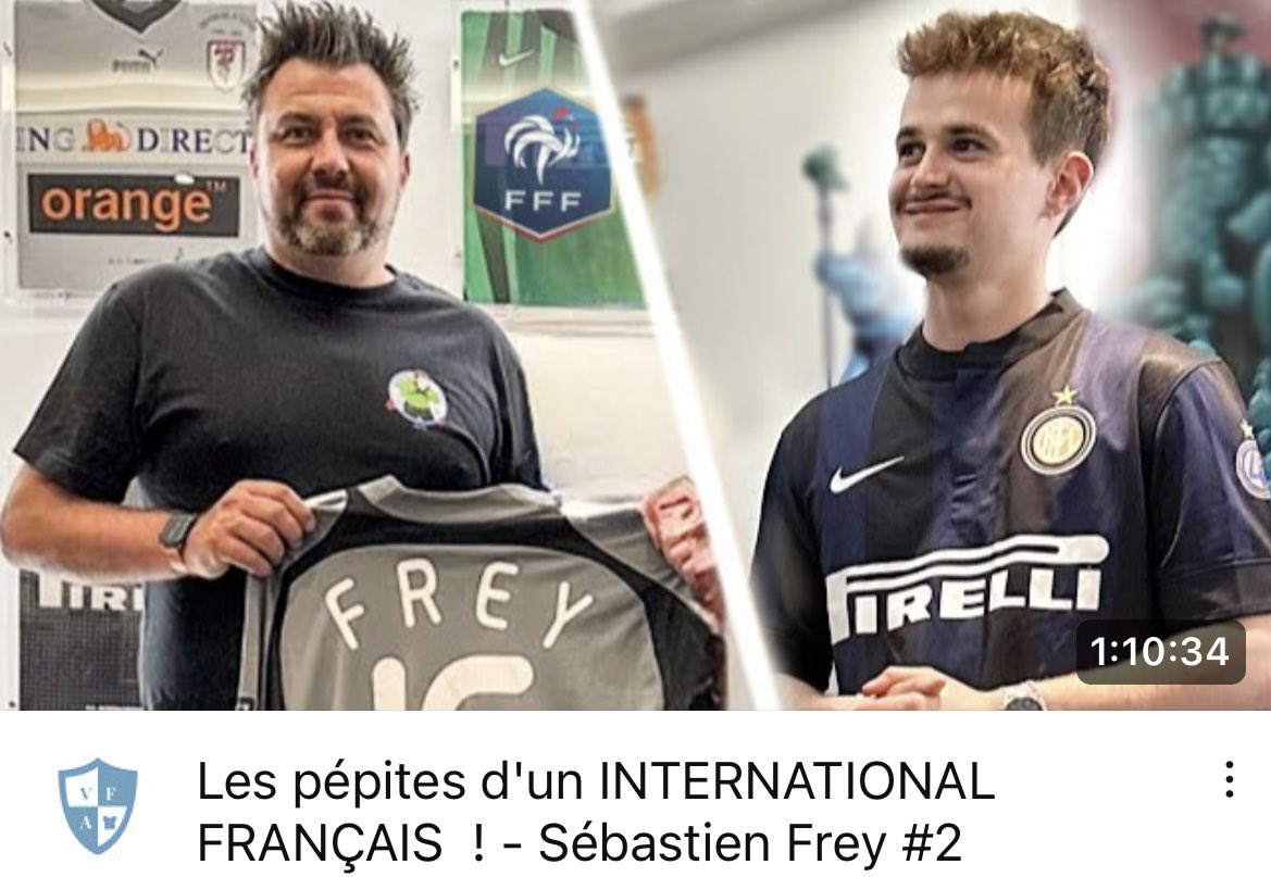 Vintage Football Area (@vfarea) on Twitter photo 🇫🇷Notre rencontre avec <a href="/SebastienFrey/">Sebastien Frey</a> est toujours dispo sur notre chaîne YouTube !
🇮🇹 La nostra intervista con Sébastien Frey è ancora disponibile sul nostro canale YouTube!
➡️ youtu.be/AH2ykcGfuC0 🇫🇷Notre rencontre avec <a href="/SebastienFrey/">Sebastien Frey</a> est toujours dispo sur notre chaîne YouTube !
🇮🇹 La nostra intervista con Sébastien Frey è ancora disponibile sul nostro canale YouTube!
➡️ youtu.be/AH2ykcGfuC0