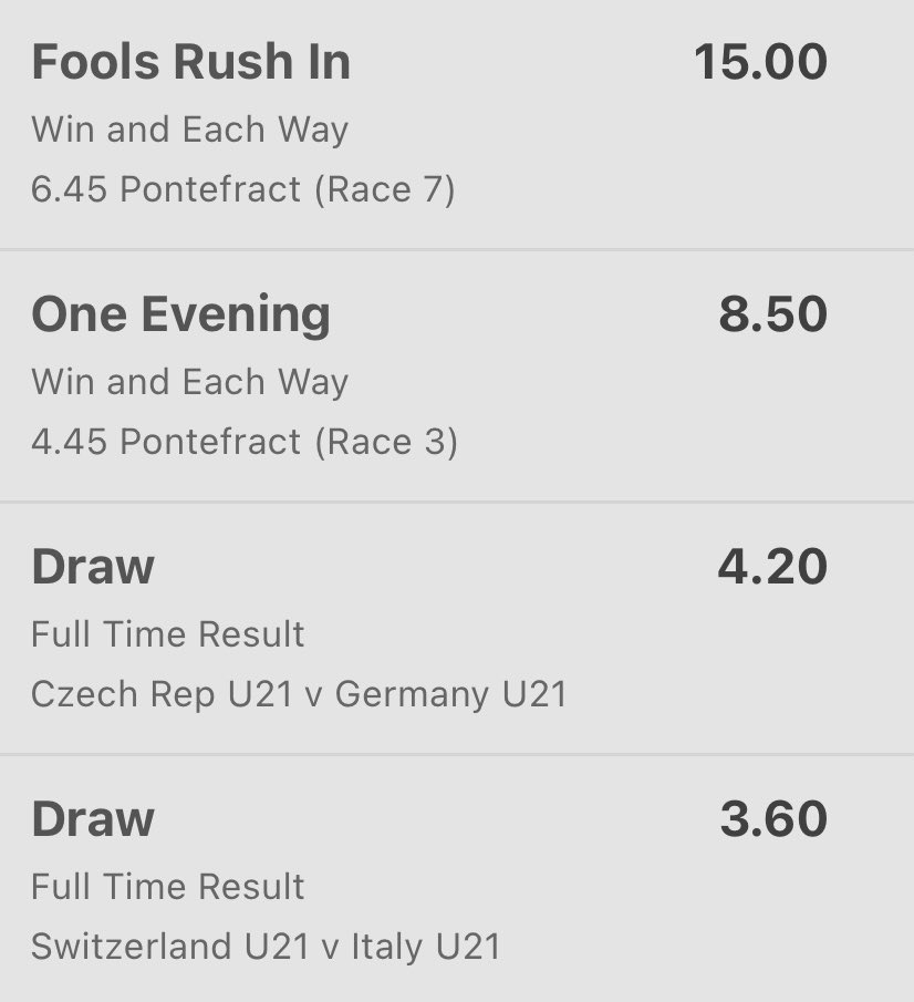 Horse race &amp; football #Tonighttips