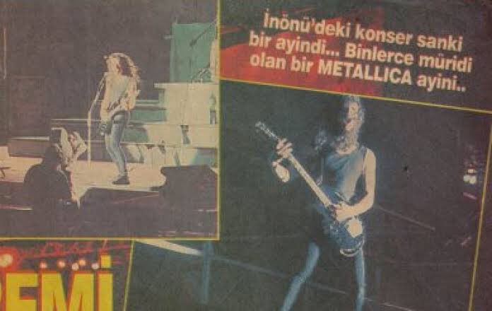 30 yıl önce bugün: Metallica ilk Türkiye konserini verdi.