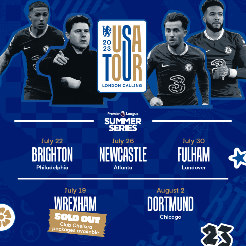 ChelseaFC's tweet photo. Kicking off the new season in the USA! 🔜 🇺🇸