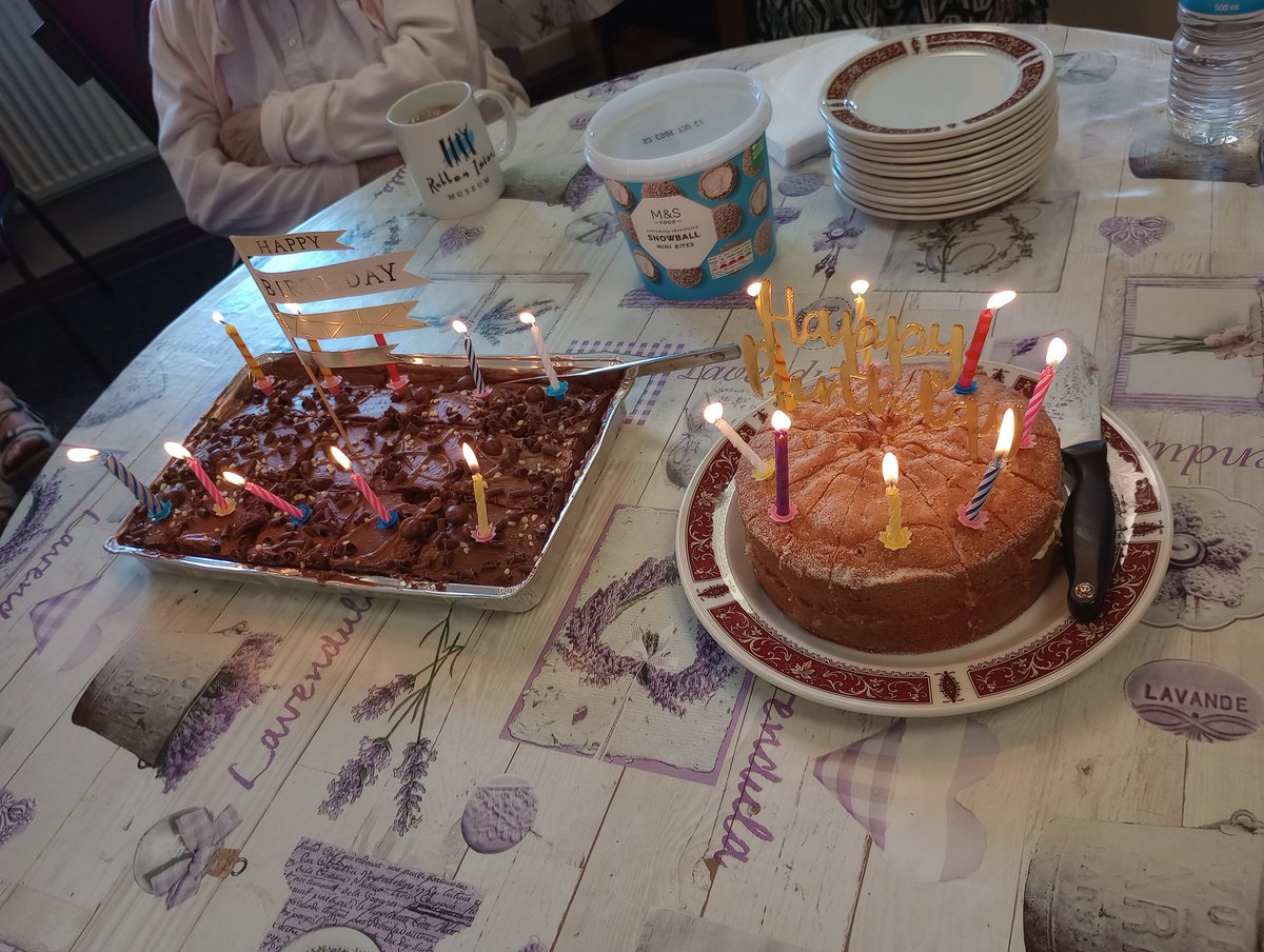 RevDJSnowball's tweet image. The lovely people of @allsaintsoxhey bought cakes to celebrate my birthday with me. Lucky me! Candles too... Woo hoo!