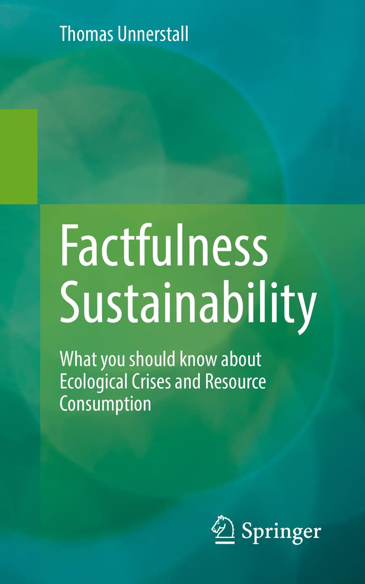 TwBookClub's tweet photo. Book of the Day, June 25th -- #NonFiction, #Rated5stars

Temporarily Free:
https://t.co/3WxLsCfHSa

Factfulness Sustainability: What you should know about Ecological Crises and Resource Consumption by Thomas Unnerstall

Author: @Th_Unnerstall
Publisher: @springerpub

#freebook