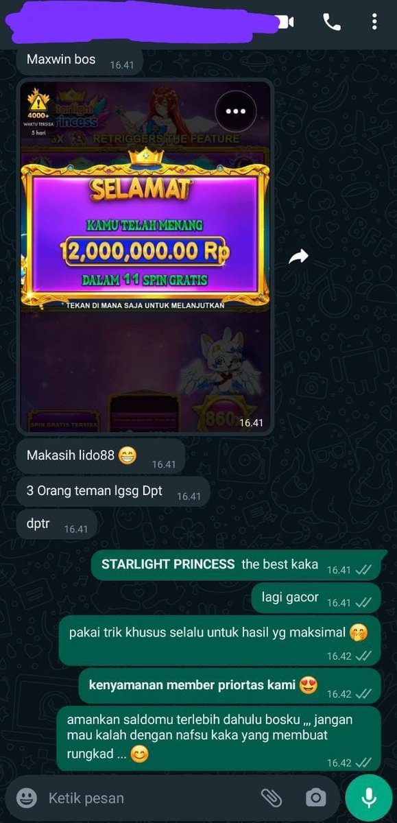Nauracantik1405's tweet photo. mantep banget cuannya gk main2 yg mau daftar sekarang juga ya https://t.co/Pv3mcXkh8G
#slots #latepost #viral #lido88 #lidogacor #eventslot
#claimeventmaxwin #gacorhabis #jackpot https://t.co/NAxakBy8GA