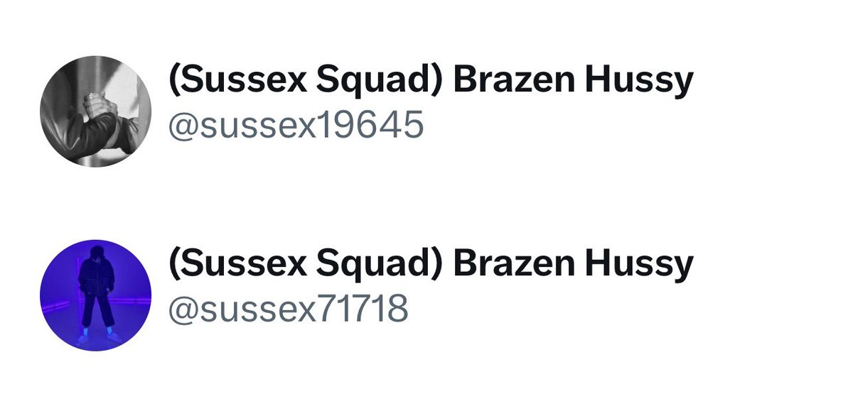 I just found two accounts that isn’t me pls can u block and report. Thank you #SUSSEXSQUAD