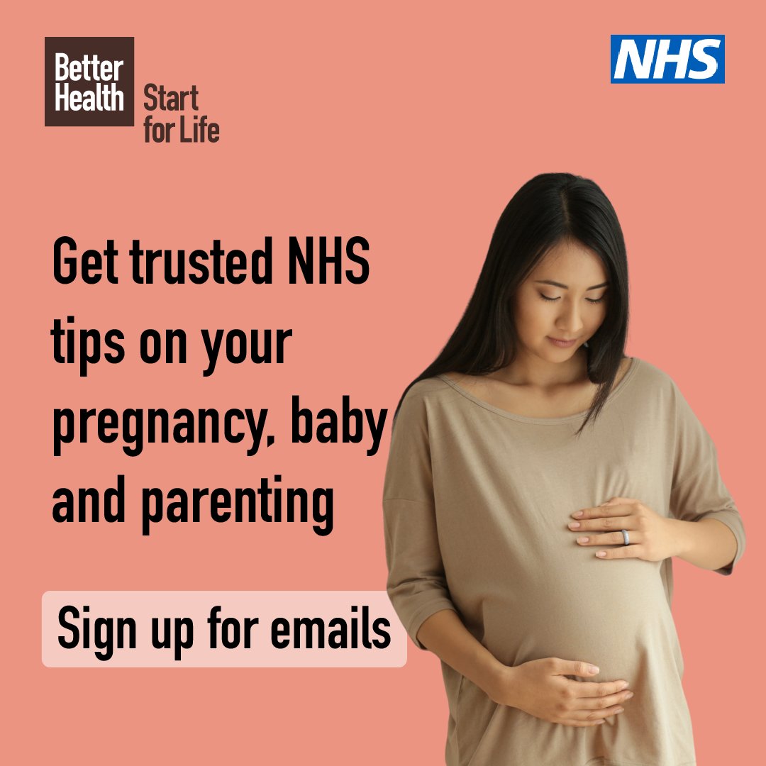 Get personalised emails with trusted NHS advice, videos and tips on your pregnancy week by week, plus birth and parenthood!

Sign up now: nhs.uk/start4life/sig…