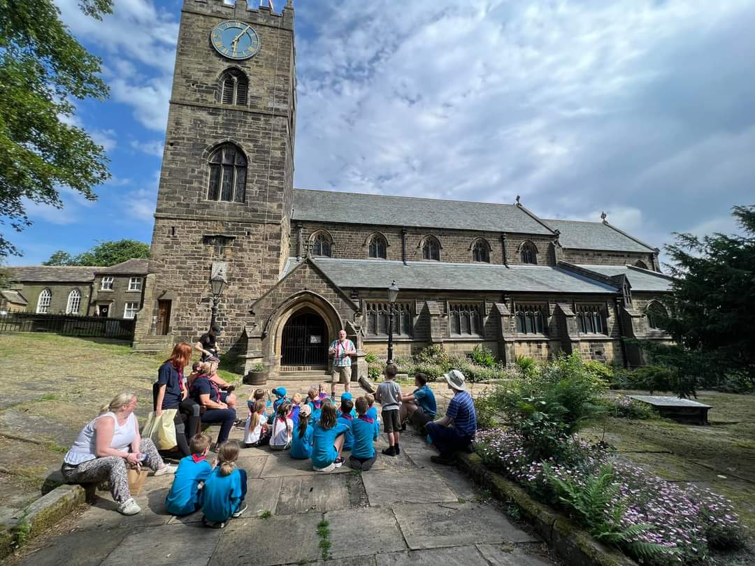 A morning telling stories with the delightful Oakworth Beaver Scouts group... Some history, some ghostly stories and a little folk/fairy telling about wizards. Thank you, Oakworth Beaver Scouts, you were a delight to tell stories with...