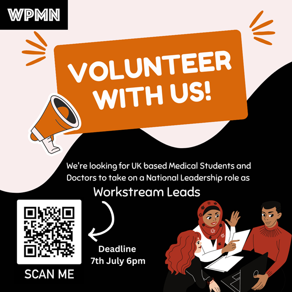 WPMedicsNetwork's tweet photo. WPMN is excited to be recruiting for volunteers to join us as Workstream Leads for 2023/24! (1/3) https://t.co/oKRwAx8aXG