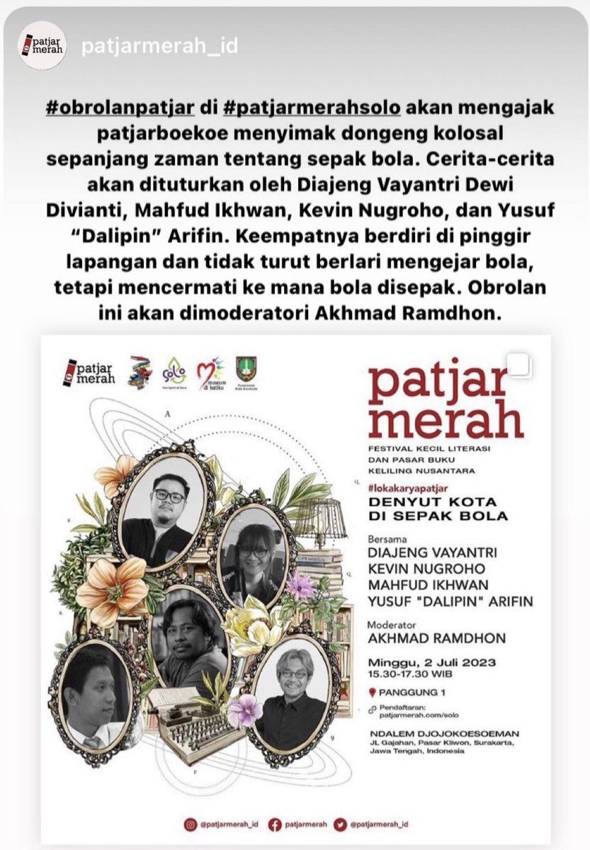 aku sih cuma mau nurut <a href="/wartokemplung/">Mahfud Ikhwan</a> dia bilang a, aku bilang a. dia bilang b, aku bilang b. dia diam, ya aku nggak berani ngomong. tapi setidaknya bisa satu panggung. itu sudah cukup.