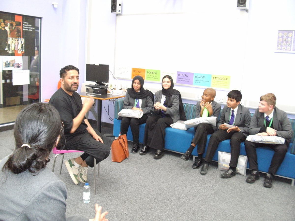 Thank you <a href="/OSMANstudio/">OSMAN</a> #OsmanYousefzada for taking the time to visit <a href="/Dixons_Co/">Dixons Cottingley Academy</a> <a href="/Year7DCO/">DCO-Year7</a> <a href="/Year10_11DCO/">Year10/11DCO</a> - A truly #inspirational talk #PursingDreams #FashionDesigner #Author #Artist.