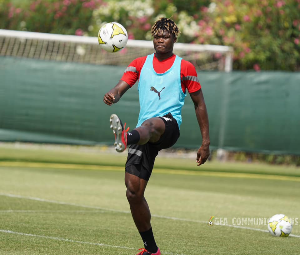 vfootballclub's tweet photo. 𝐂𝐎𝐍𝐆𝐑𝐀𝐓𝐔𝐋𝐀𝐓𝐈𝐎𝐍𝐒 to our ex-defender 𝙏𝙚𝙧𝙧𝙮 𝙔𝙚𝙜𝙗𝙚 for making the @ghanafaofficial #BlackMeteors🇬🇭 official 25-man squad for the #TotalEnergiesAFCONU23.

We wish him and the entire team the best of luck.

#VFC | #ProductOfVision https://t.co/5sSK2spyCa