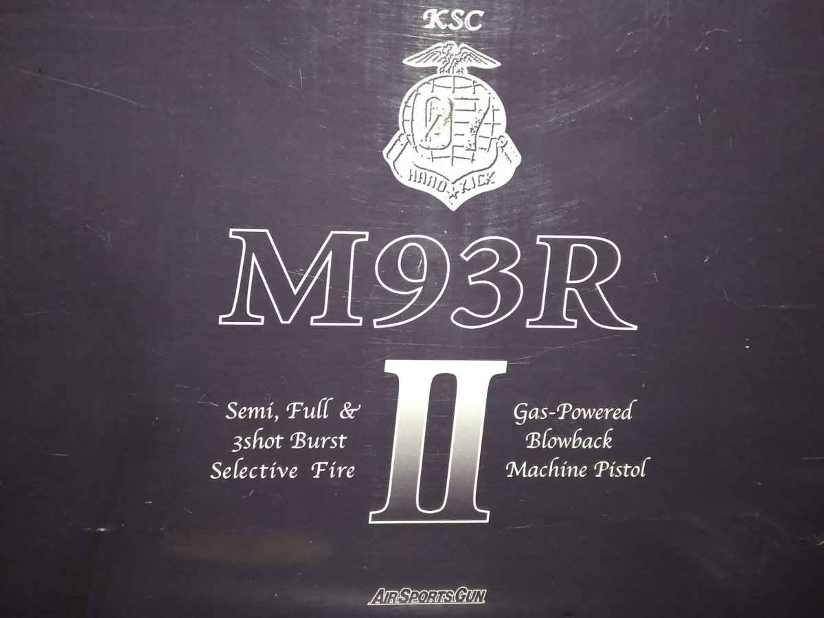 mkb42hmkb42w's tweet image. 93Rの集大成です
KSC　BERETTA93R　システム7ですね！
ベレッタ刻印、造形も美しいです
性能も素晴らしい…
その動きは強烈で壊れそうな勢いです
トリガーの感触も良く…セミ、３点バーストどちらも非常に高い命中精度！
非常に優秀な一丁ですね！
＃KSC　＃93R　＃エアガン