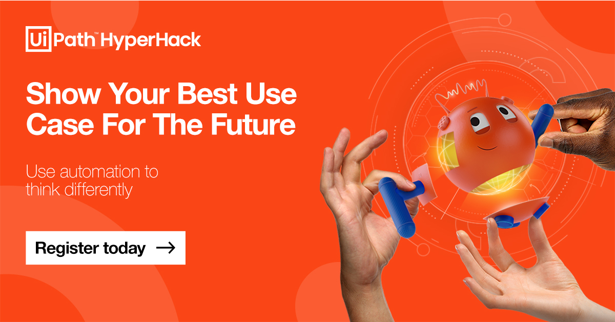 Are you a problem solver? Boundary pusher? We challenge you to think of a business problem, build a solution using our #AI-powered #automation, &amp; enter it in our #UiPathCommunity HyperHack 2023! spr.ly/6011P6rCT
