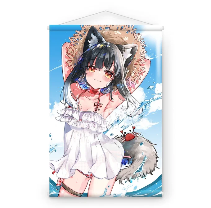 白ワンピ版のタペストリーも 作ってくださってる!! 