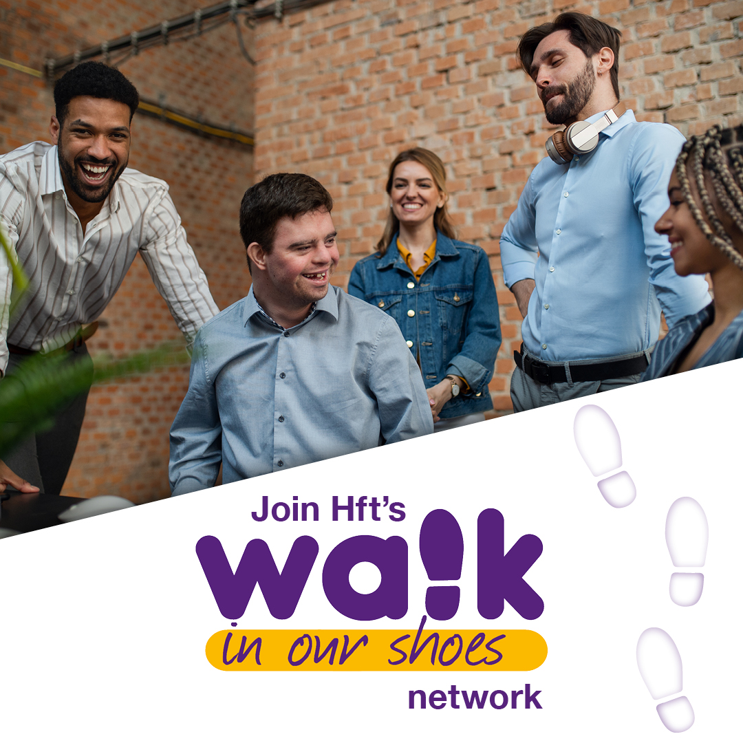Hftonline's tweet image. 🙌 It&apos;s been brilliant to be able to hear from so many people this week &amp;amp; bust myths around #LearningDisabled people

📢 Amplifying the voices of learning disabled people is crucial to creating meaningful change, which is why we created the Walk in Our Shoes Network! [1/2🧵]