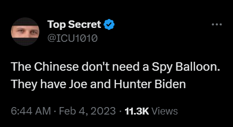 Fact! Joe Biden is a National Security risk. Joe and Hunter should be in prison!