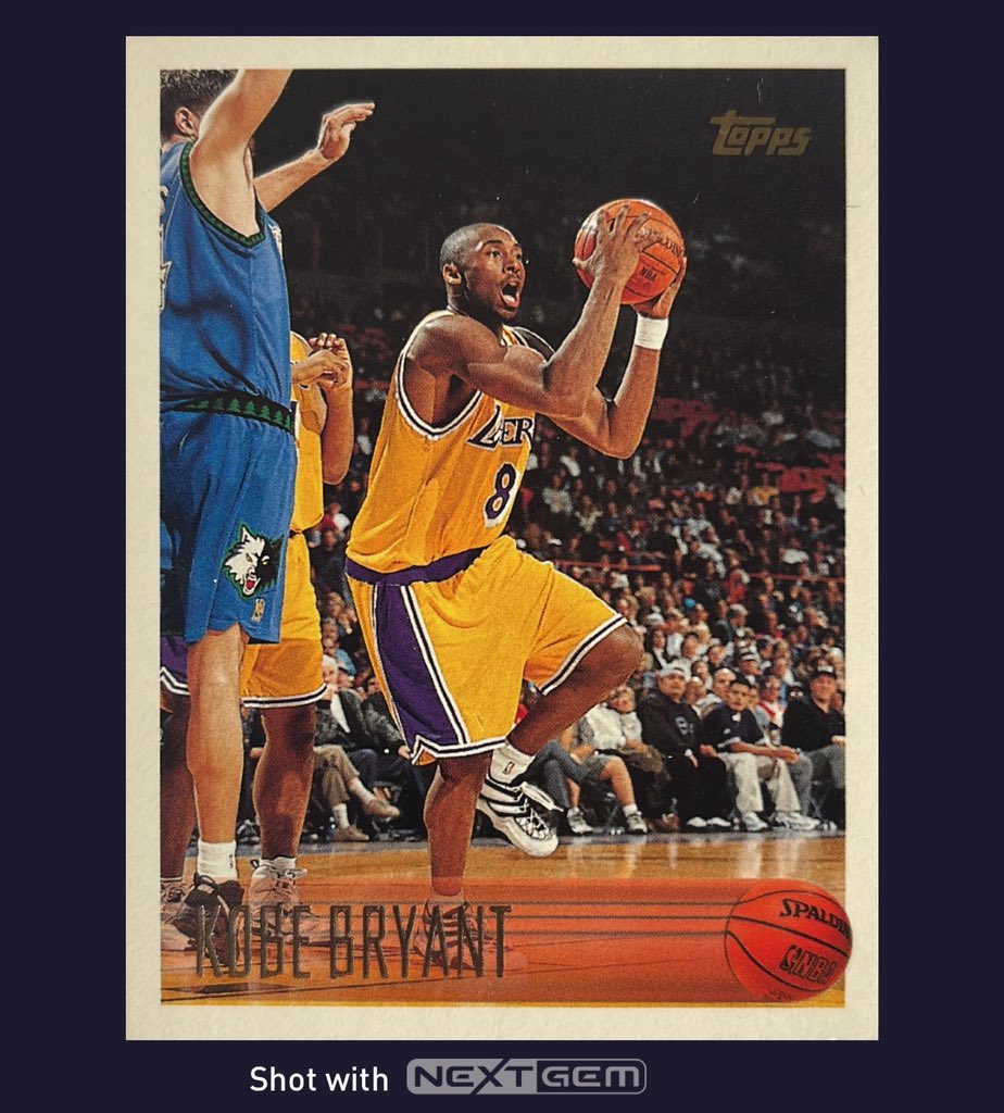 🤩 KOBE ROOKIE GIVEAWAY🏀

I’m giving away this Kobe Bryant rookie card!

TO ENTER:
- Like this tweet
- Follow me

That’s it! Good luck!🍀

Want to see how much this Kobe is worth, or a card from your collection? See my reply👇