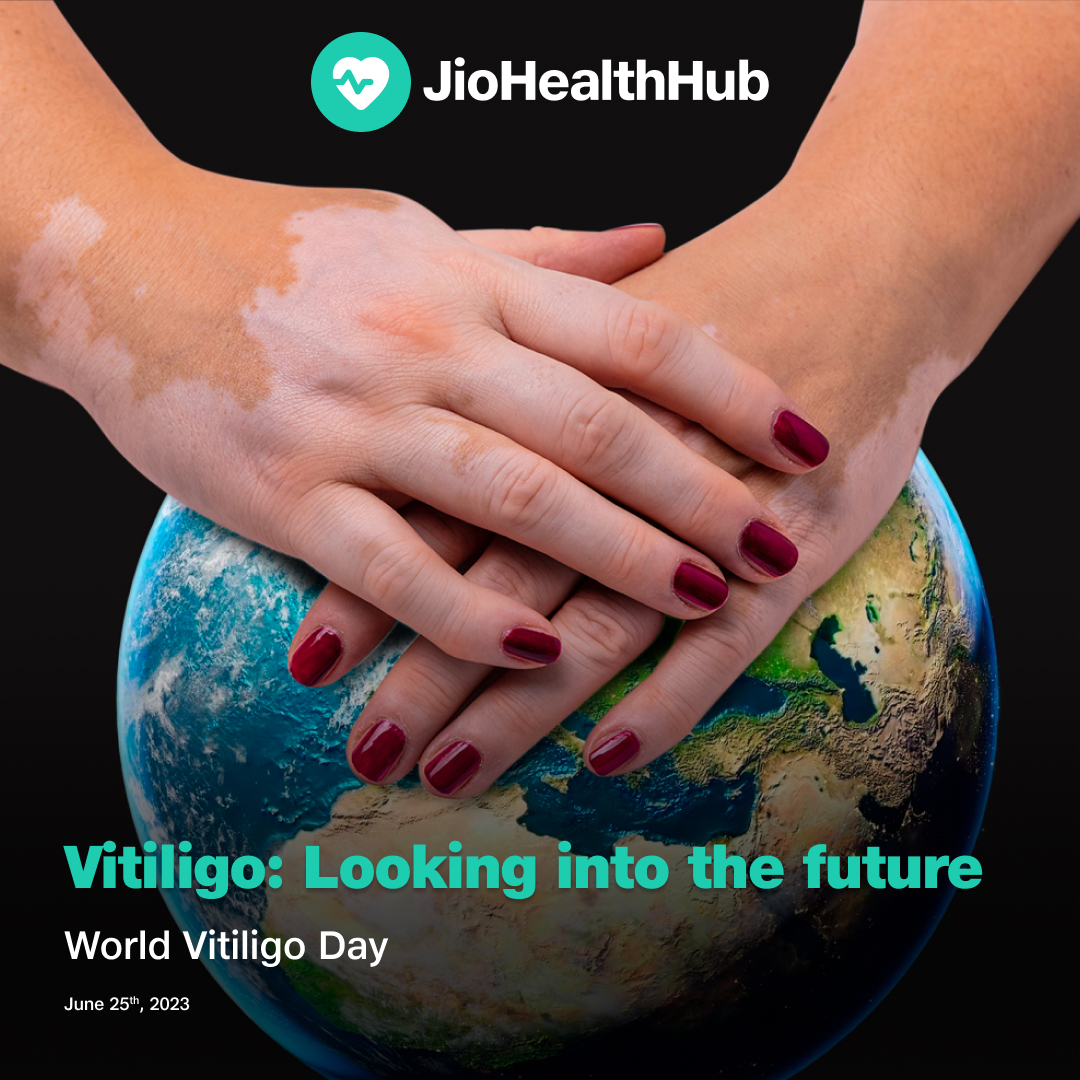 Let's create a future where vitiligo is no longer a barrier to happiness and self-acceptance. 🤝
Read this article to know more about vitiligo articles.healthhub.net.in/understanding-…

#WorldVitiligoDay #LookingIntoTheFuture #EmbracingDiversity #VitiligoAwareness #togetherwecan #jio #JioHealthHub