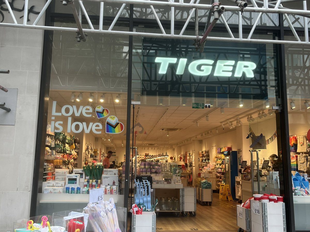Tiger advertising Love Is Love in Swansea