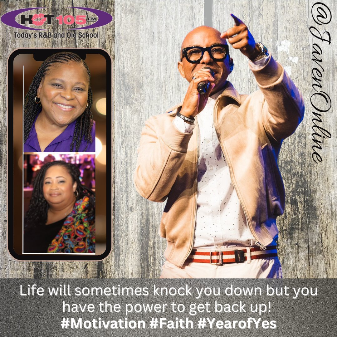 Hot105's tweet photo. 🤔 Things That Makes You Go Hmm....
Life will sometimes knock you down but you have the power to get back up!
📸@JavenOnline
#Motivation #Faith #YearofYes https://t.co/qo6DQO3qC4